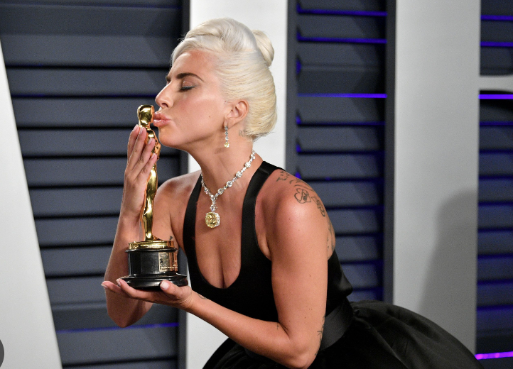  “TIL Lady Gaga is the first woman in history to win an Oscar, Grammy, BAFTA & Golden Globe in a single year, in 2019 for her performance in 'A Star is Born.'”